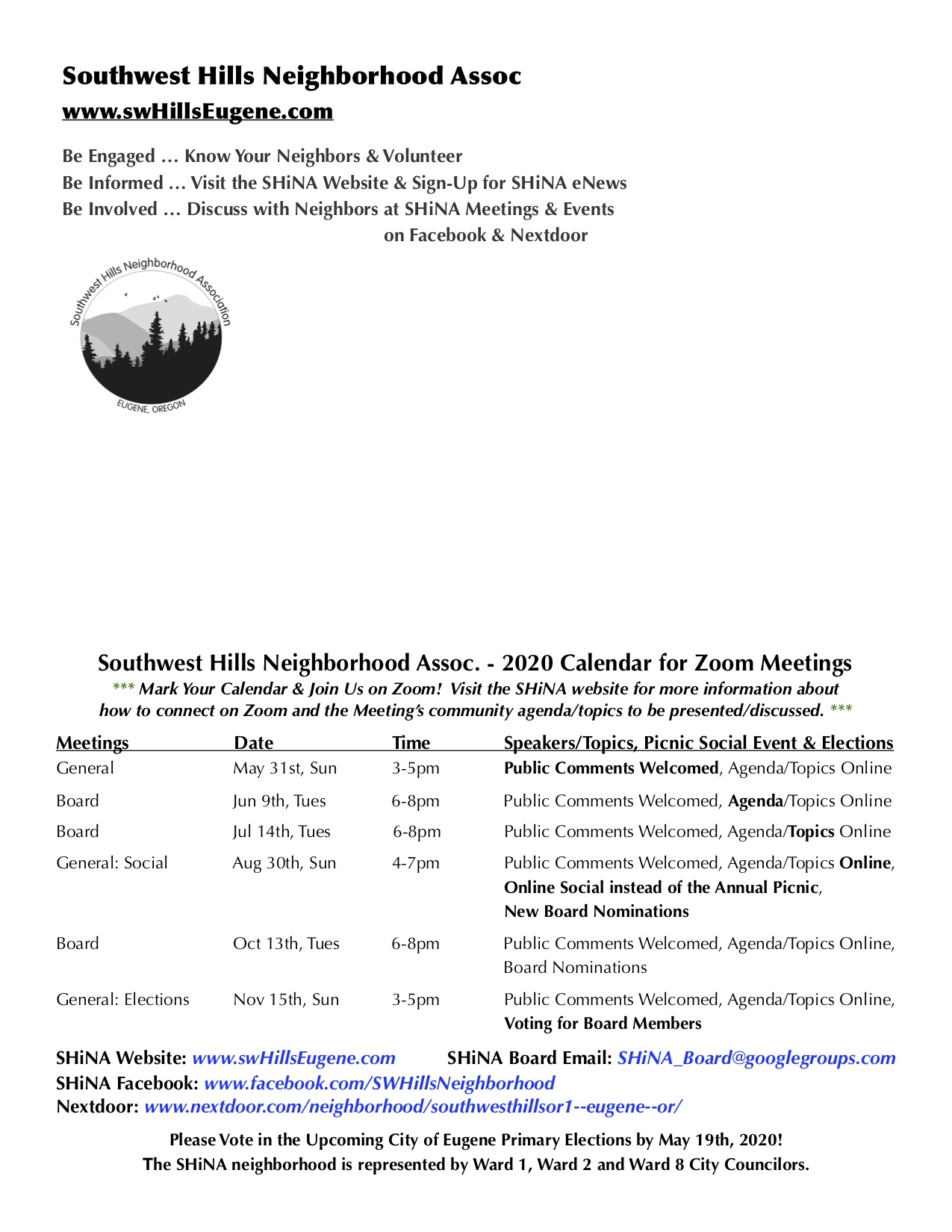 SHiNA May 2020 Newsletter44