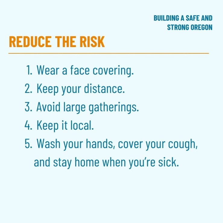 reduce the risk of spread