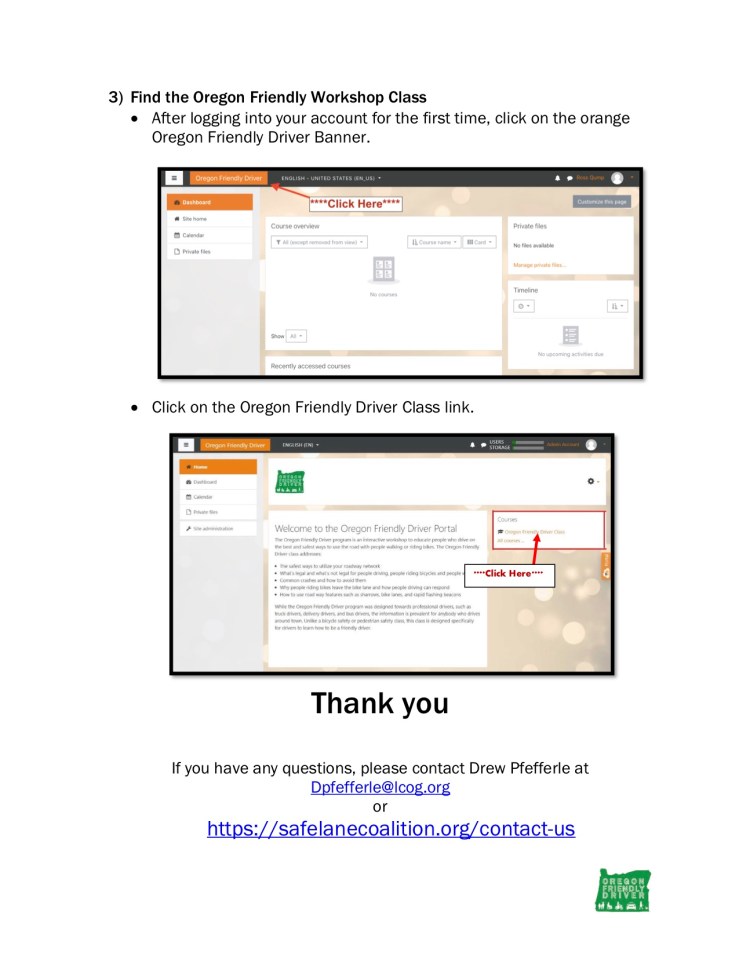 Get Started Oregon Friendly Driver Workshop2