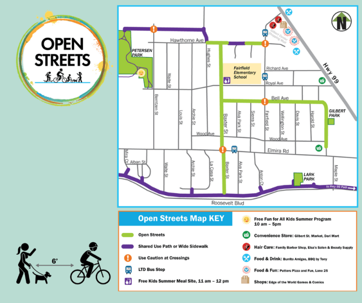 open streets in Bethel